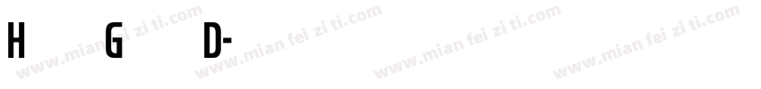 Handel Gothic D字体转换